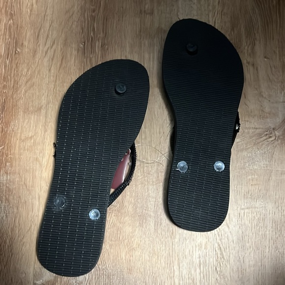 Havaianas Women's Slim Flip Flop Sandals Metal Black EU 43/44 US 11/12  BR:41/42 - Picture 4 of 5